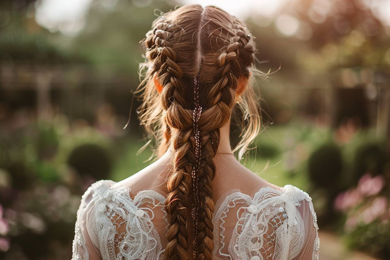 10 idées de coiffure mariage cheveux longs tressés