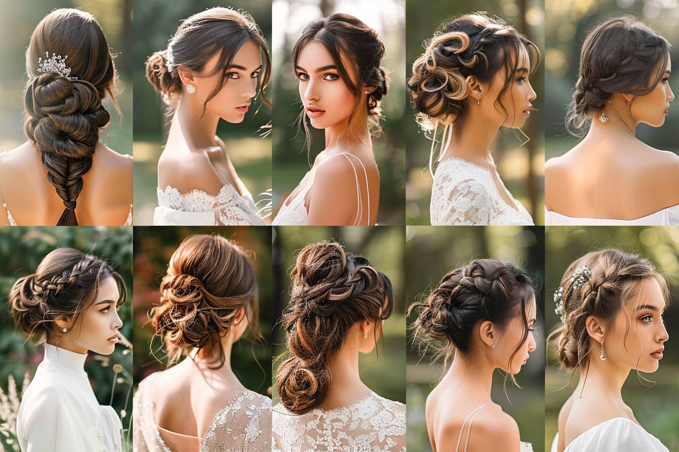 10 idées de coiffure mariage simple et chic