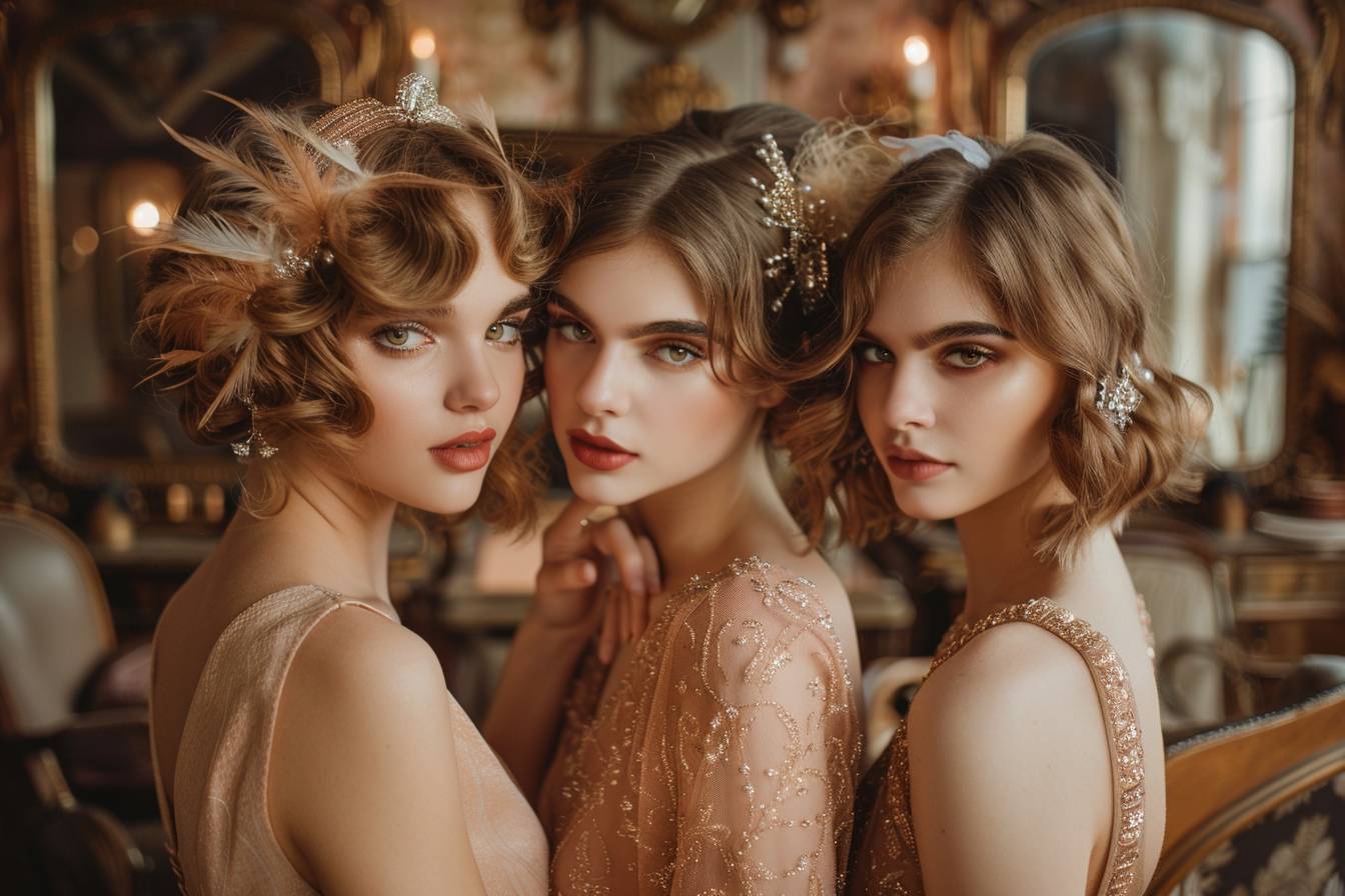 10 idées de coiffure mariage vintage année 20