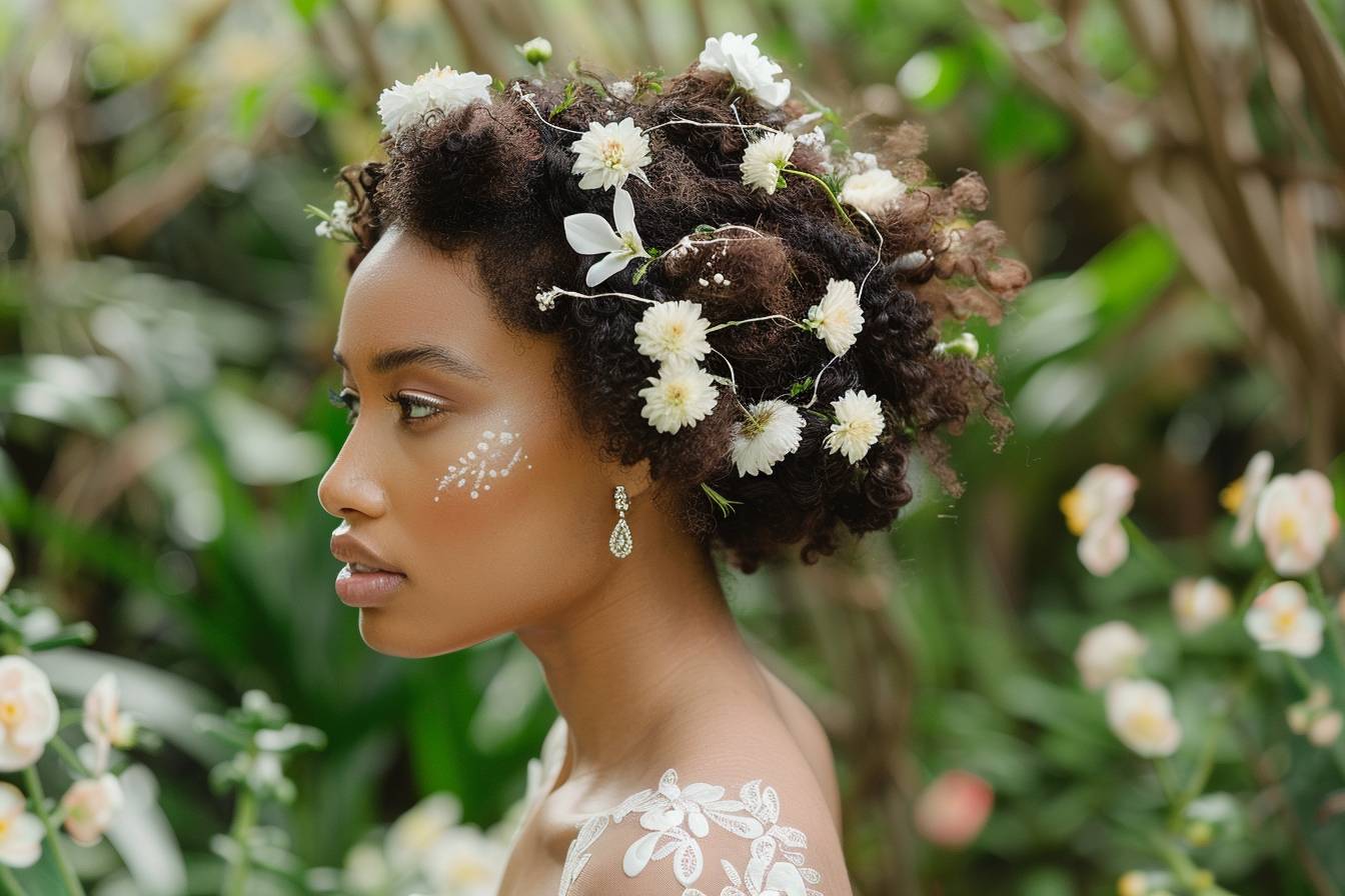 Comment intégrer des fleurs dans votre coiffure de mariage ?