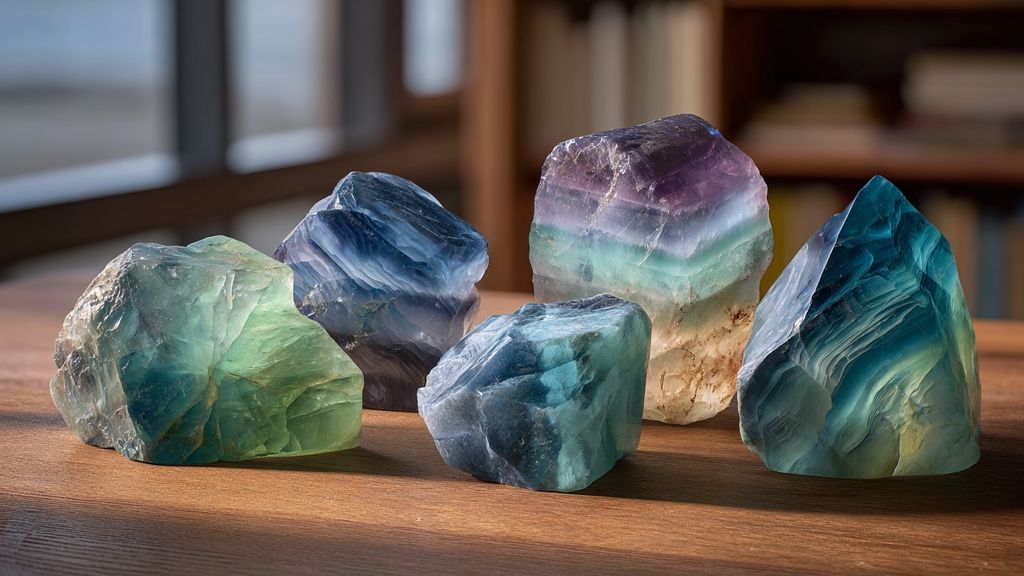 Comment la fluorine inspire-t-elle la création de bijoux et d’objets commémoratifs pour les 84 ans de mariage ?