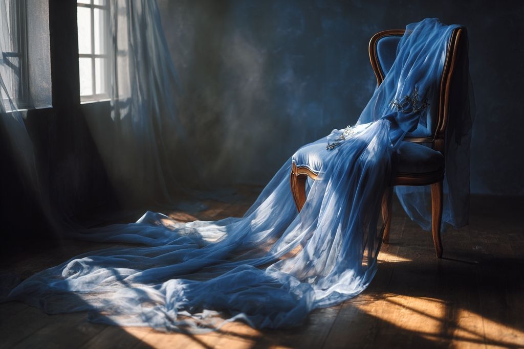 Robe bleu mariage