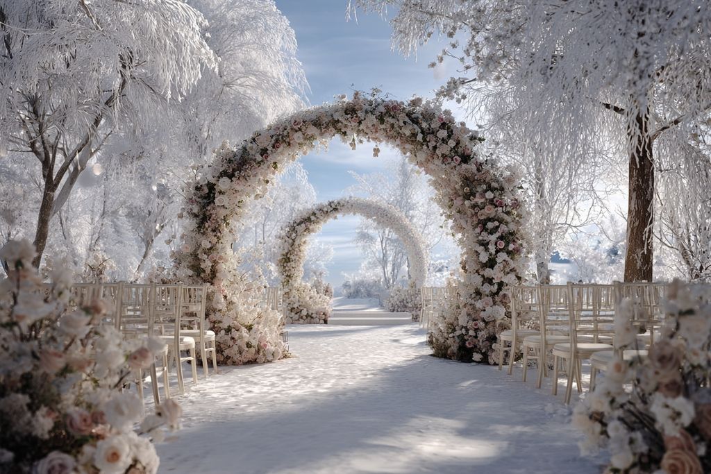 Tenue mariage hiver